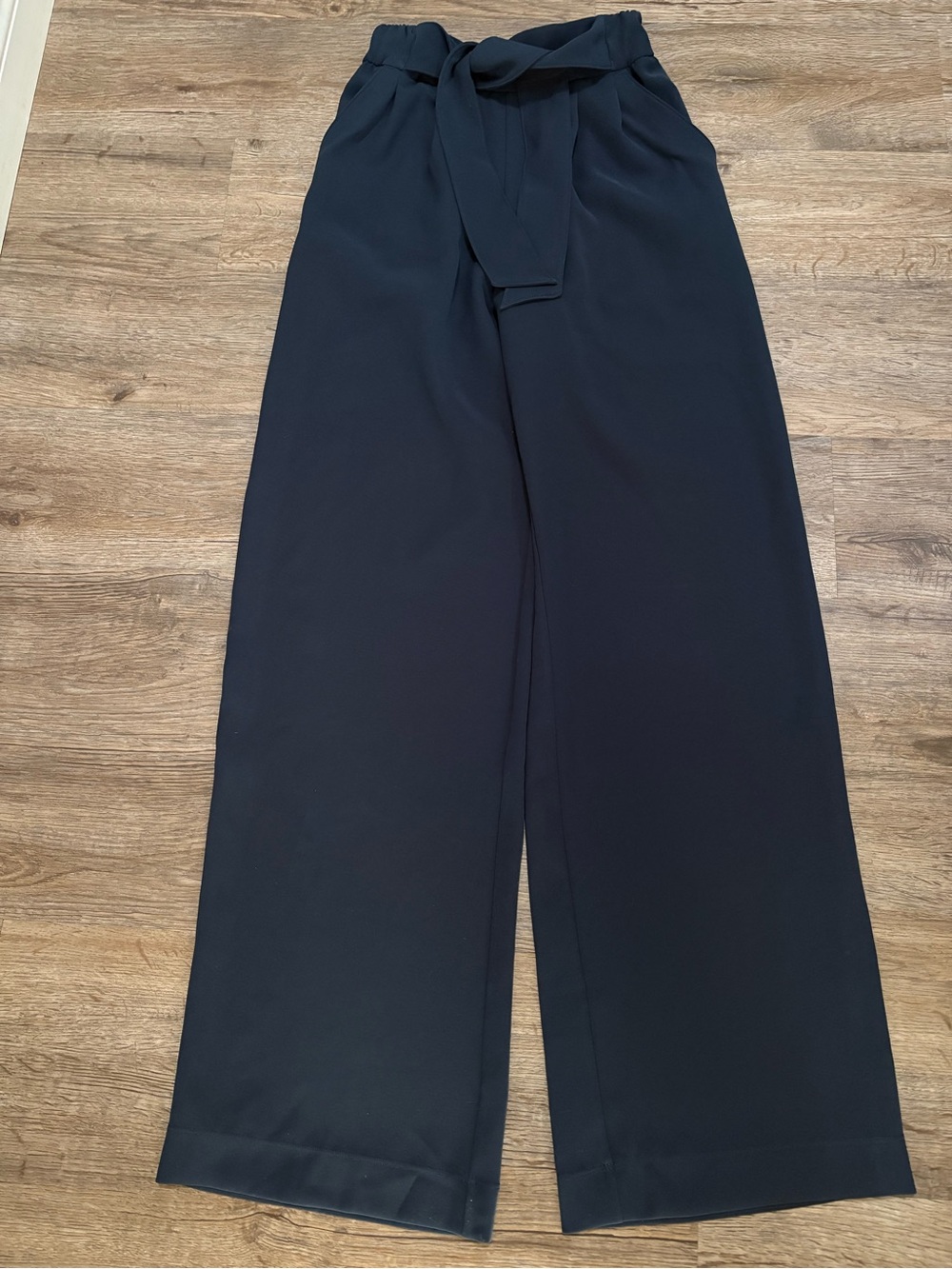 lululemon athletica Dark Navy High-Rise Wide Leg Pants with Tie